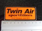 sticker twin air sportfilters logo world champion since 1972, Merk, Zo goed als nieuw, Verzenden