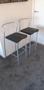 Philippe Starck barkrukken, Huis en Inrichting, Barkrukken, Ophalen, Zo goed als nieuw, 90 cm of meer, Metaal