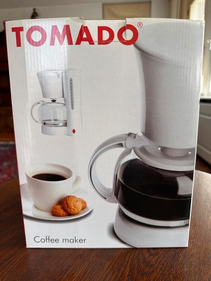 Tomado Koffiezetapparaat - Nieuw in doos!, Witgoed en Apparatuur, Koffiezetapparaten, Nieuw, Gemalen koffie, Koffiemachine, 4 tot 10 kopjes