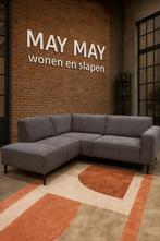 Hoekbank Enzo L-260 X 195 Grijs stof Direct/LeverbaarE-2240