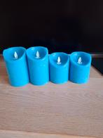 Led kaarsen, blauw, nieuw!, Ophalen of Verzenden, Glas of Kopje