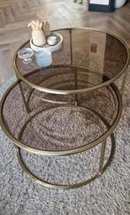 Salontafel Duarte Set van 2 stuks, Ophalen, 50 tot 100 cm, Rond, 50 tot 100 cm