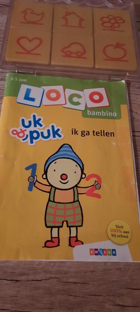LOCO bambino Uk & Puk Ik ga tellen, Boeken, Kinderboeken | Baby's en Peuters, Zo goed als nieuw, 3 tot 4 jaar, Ophalen of Verzenden