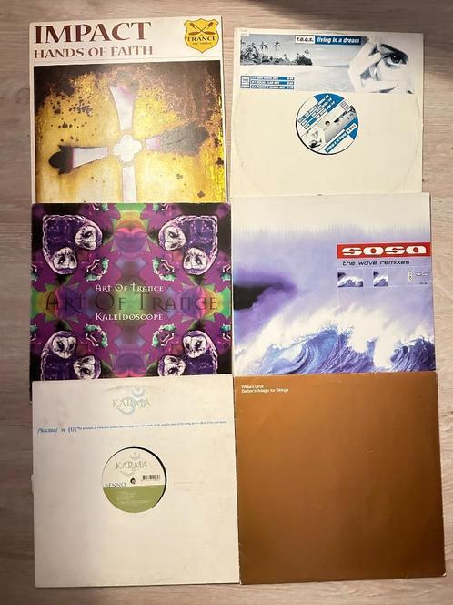 trance vinyl x6, Cd's en Dvd's, Vinyl | Dance en House, Gebruikt, Techno of Trance, 12 inch, Ophalen of Verzenden