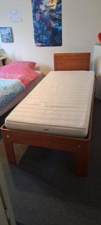 Auping 1pers bed, Huis en Inrichting, Ophalen, 90 cm, Eenpersoons, Bruin