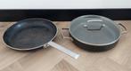 Twee GreenPan pannen, Huis en Inrichting, Keuken | Potten en Pannen, Ophalen, Gebruikt