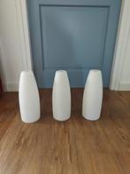 3 lampenkappen, melkglas, Ophalen, Gebruikt, Glas, Minder dan 50 cm