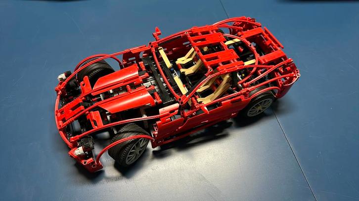 Lego Technic 8145 Ferrari 599 GTB Fiorano, Kinderen en Baby's, Speelgoed | Duplo en Lego, Zo goed als nieuw, Lego, Complete set