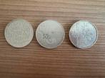 50 gulden munten, 3 stuks, Ophalen of Verzenden, Koningin Beatrix, 50 gulden