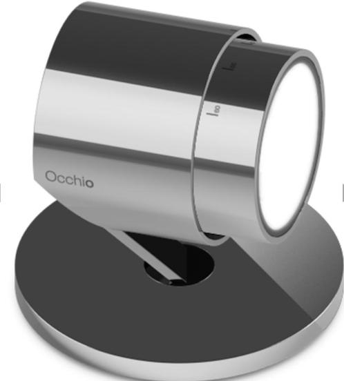 Occhio Lui 3d Basso Zoom vloerlamp / Tafelspot, Huis en Inrichting, Lampen | Vloerlampen, Nieuw, Minder dan 100 cm, Glas, Kunststof