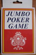 Grote speelkaarten - Jumbo poker game., Verzamelen, Speelkaarten, Jokers en Kwartetten, Nieuw, Ophalen of Verzenden, Speelkaart(en)