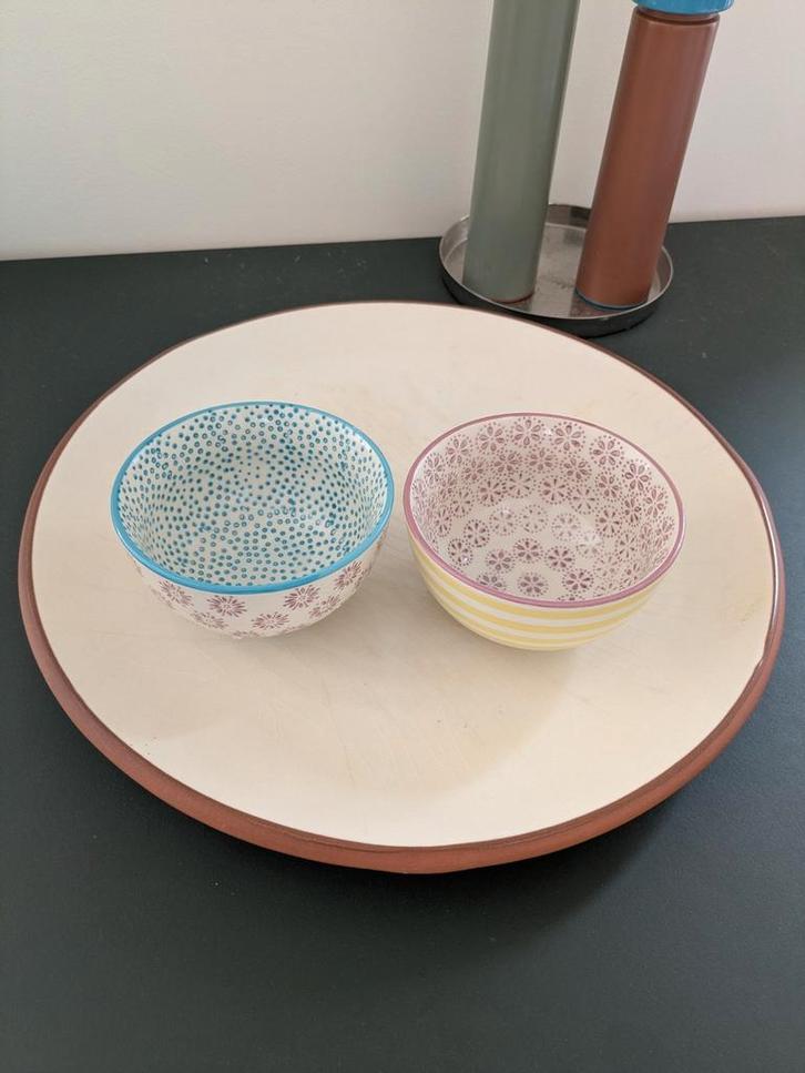 Arket plate & Bloomingville bowls, Huis en Inrichting, Keuken | Servies, Zo goed als nieuw, Kop(pen) en/of Schotel(s), Overige stijlen