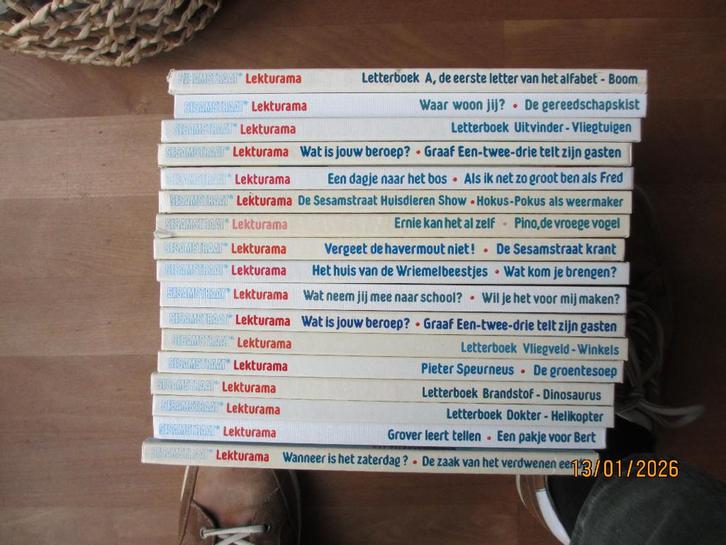 Sesamstraat / Bert en Ernie 17 x, Boeken, Kinderboeken | Jeugd | onder 10 jaar, Zo goed als nieuw, Fictie algemeen, Ophalen of Verzenden