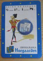 Bierviltje Hoegaarden - Espana - kaart, Ophalen of Verzenden, Zo goed als nieuw, Viltje(s), Overige merken