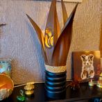 Indonesische sfeerlamp van bananenblad, Antiek en Kunst, Ophalen of Verzenden