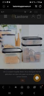 Tupperware ruimtespaarders, Ophalen of Verzenden, Nieuw, Overige typen