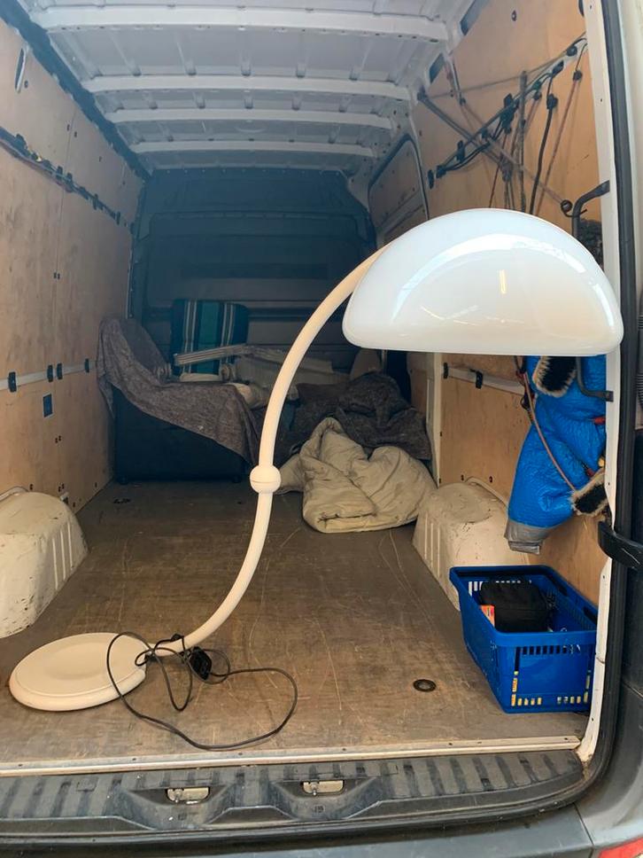 Lamp Iconische Serpente vloerlamp Italiaanse Martinelli Luce, Huis en Inrichting, Lampen | Vloerlampen, Ophalen of Verzenden