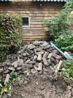 Oude gebakken waaltjes, ongeveer 13m2, Tuin en Terras, Ophalen, Gebruikt, Keramiek, Klinkers