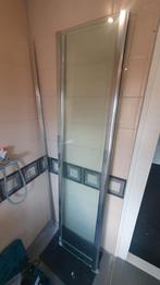 Douchewand en deur Glas, Ophalen, Overige typen, 50 tot 100 cm, Minder dan 100 cm