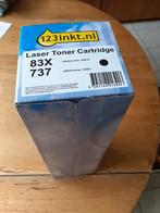 Laser toner cartridge 83X 737, Ophalen of Verzenden, Nieuw, Cartridge, 123inkt