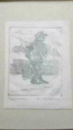 Litho Leo Collard (1930-1975) Levensmars 1969, Antiek en Kunst, Kunst | Litho's en Zeefdrukken, Ophalen