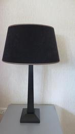 Set van 2 zwarte velours schemerlampen / tafellampen, Ophalen, Zo goed als nieuw, 50 tot 75 cm