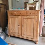 Brocante oude grenen kast keukenkast meidenkast Hoog 106 cm, Ophalen