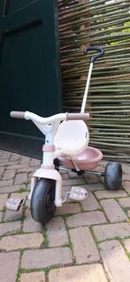 Smoby driewieler met duwstang, Fietsen en Brommers, Ophalen, Zo goed als nieuw, Duwstang