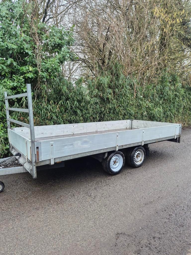 Annsems plateuwagen 3000kg uitvoering, Auto diversen, Aanhangers en Bagagewagens, Ophalen of Verzenden