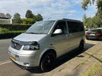 Volkswagen 2009 Grijs 2.5 tdi automaat camper Euro5 carplay, Auto's, Stof, Zwart, 4 stoelen, 2500 kg