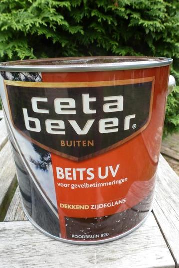 Cetabever beits UV dekkend zijdeglans roodbruin beschikbaar voor biedingen