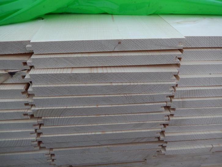 Vuren vloerdelen, mooie kwaliteit (*), Doe-het-zelf en Verbouw, Hout en Planken, Nieuw, Vuren, Ophalen of Verzenden