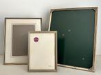 Drie vintage fotolijsten met bewerkte sierranden, Ophalen