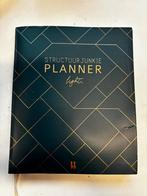 NIEUW! Structuurjunkie planner light geoen/goud €13,99, Diversen, Agenda's, Ophalen of Verzenden, Nieuw