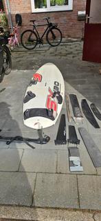 F2 sx 130 windsurf foil board inclusief foil, Met vin(nen), Plank, Gebruikt, Ophalen