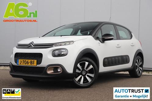 Citroen C3 1.2 PureTech Feel 110PK NIEUWE DB RIEM! 16 inch L, Auto's, Citroën, Bedrijf, Te koop, C3, ABS, Airbags, Airconditioning
