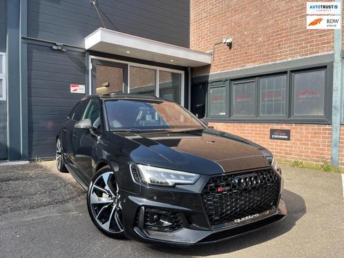 Audi A4 Avant 2.9 TFSI RS 4 quattro|Pano|Head Up|Carbon|Kera, Auto's, Audi, Bedrijf, Te koop, RS4, 360° camera, 4x4, ABS, Achteruitrijcamera