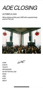 NoArt ADE Closing in The Loft, Tickets en Kaartjes, Twee personen