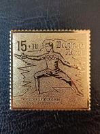 Duitse Rijk 1936 Gouden zegel Olympische spelen, Postzegels en Munten, Postzegels | Europa | Duitsland, Ophalen of Verzenden, Duitse Keizerrijk