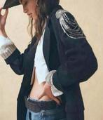 Free people King Julian Blazer X TRICIA FIX Colbert XS 328$, Zwart, Nieuw, Ophalen of Verzenden, H
