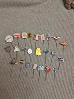 Vintage Reclame Pins - Auto & Techniek (24 stuks), Verzenden, Gebruikt, Transport, Speldje of Pin