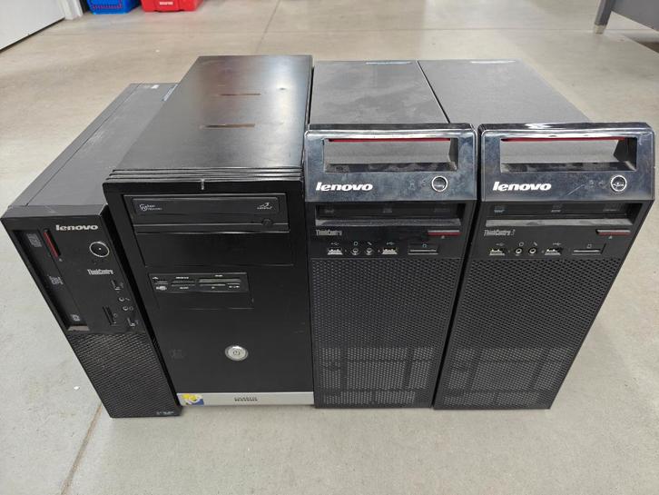 Partij Desktops 9 stuks, Computers en Software, Desktop Pc's, Gebruikt, Onbekend, 4 GB, Ophalen