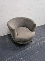 Grijze fauteuil met ronde rug, Ophalen, Gebruikt, /, /