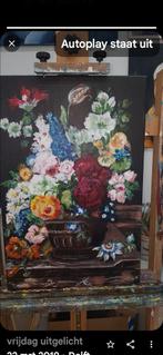 Bloemenschilderij - Acrylverf 30x40, Ophalen of Verzenden