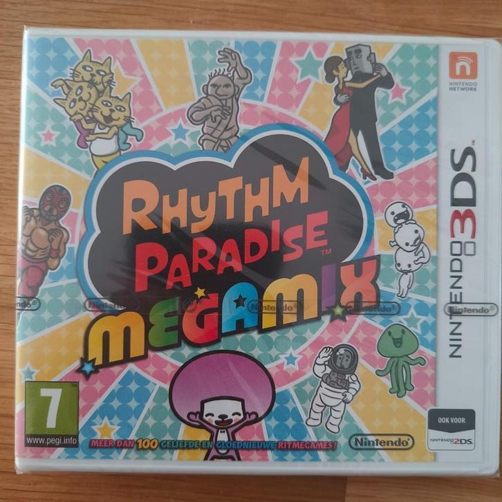 Rhythm Paradise Megamix voor Nintendo 3DS *SEALED*, Spelcomputers en Games, Games | Nintendo 2DS en 3DS, Nieuw, 1 speler, Vanaf 3 jaar