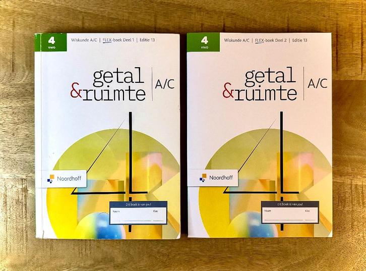 Getal & Ruimte VWO A/C Deel 1 en Deel 2. Wiskunde 13e editie, Boeken, Schoolboeken, Zo goed als nieuw, Wiskunde A, VWO, Ophalen of Verzenden