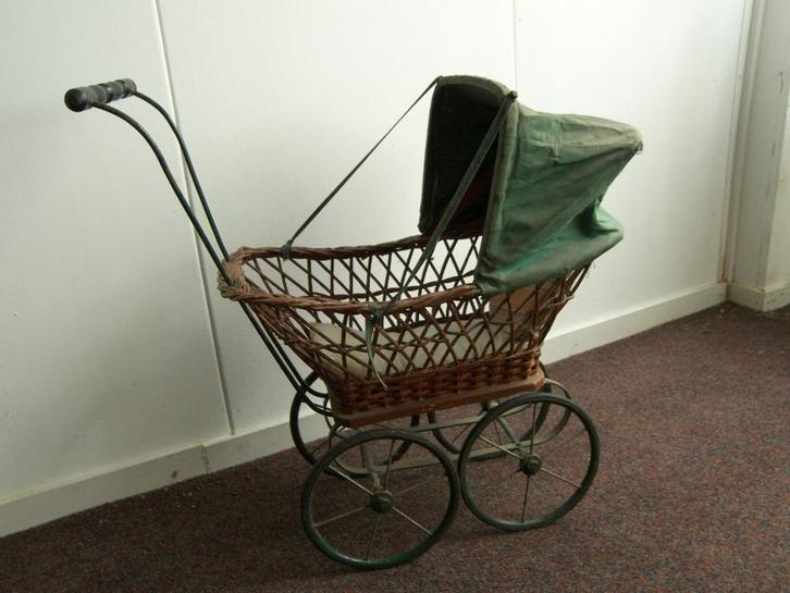 antiek speelgoed poppenwagen, 1880, Antiek en Kunst, Antiek | Speelgoed, Ophalen