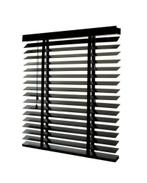 Bruine houten jaloezieën, Huis en Inrichting, Stoffering | Gordijnen en Lamellen, Zo goed als nieuw, 100 tot 150 cm, Zwart, 50 tot 100 cm