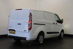 Ford Transit Custom 2.0 TDCI 130PK EURO 6 - Airco - Navi - C, Voorwielaandrijving, 4 cilinders, Wit, Bedrijf