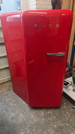 Retro Rode Smeg Koelkast, Witgoed en Apparatuur, Koelkasten en IJskasten, 150 tot 200 liter, 120 tot 140 cm, 60 cm of meer, Ophalen of Verzenden